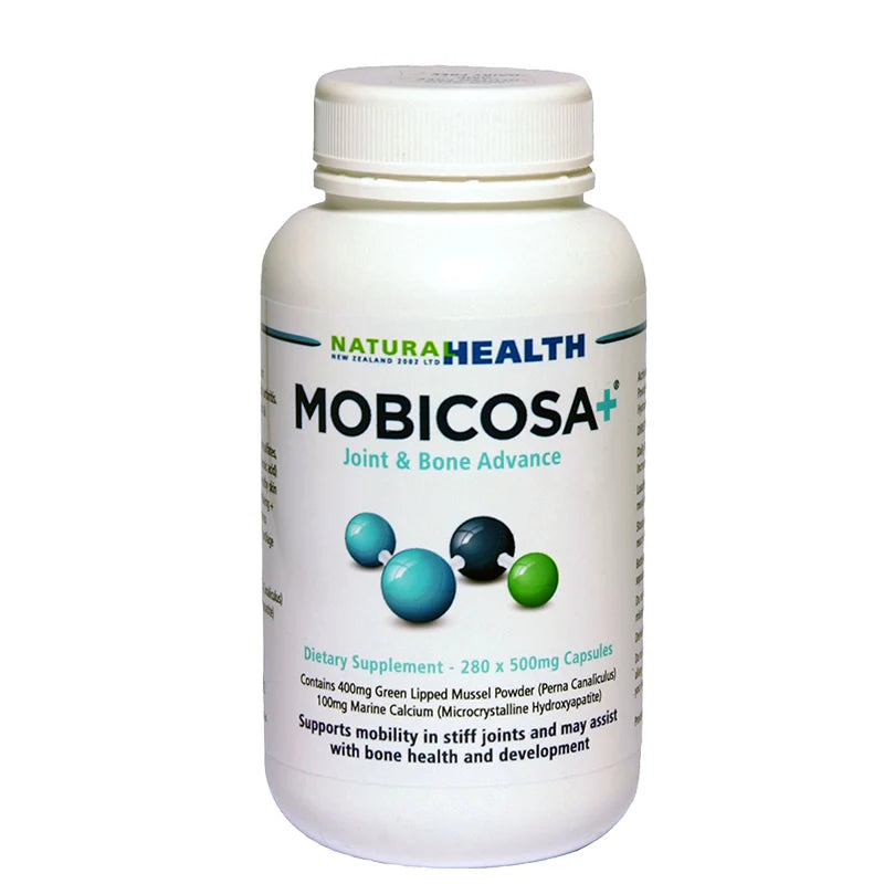 Mobicosa+® Joint & Bone Advance Supplement 280 Capsules 500mg (Exp: 12/27)