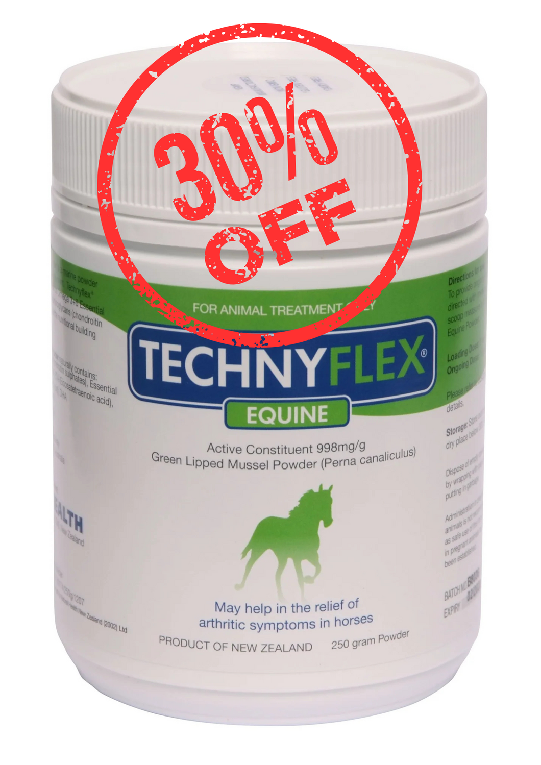 Technyflex® Equine 250g Powder tub (Exp: 03/26 or 05/26)