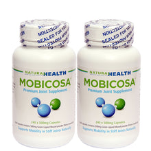 Load image into Gallery viewer, ☆SPECIAL☆ TWIN PACK Mobicosa® Premium Joint Supplement 240 x 500mg Capsules
