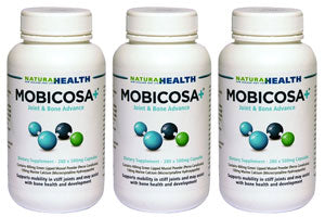 ☆SPECIAL☆ TRIPLE PACK Mobicosa+® Joint & Bone Advance Supplement 280 x 500mg Capsules (Exp: 12/25)