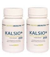 ☆SPECIAL☆ TWIN PACK Kalsio®+ Calcium & Vitamin D Supplement 80 x 650mg Caps (Exp: 06/25)